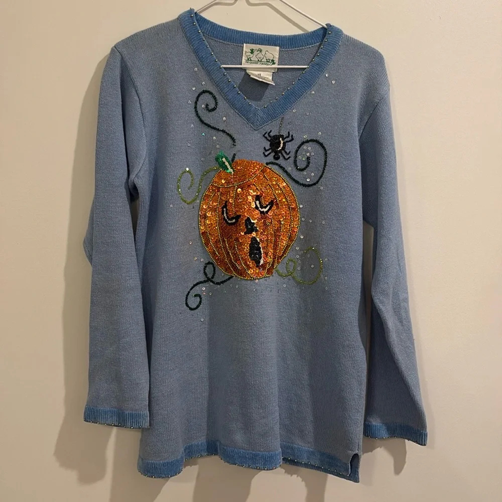 Halloween The Quacker Factory Sweater